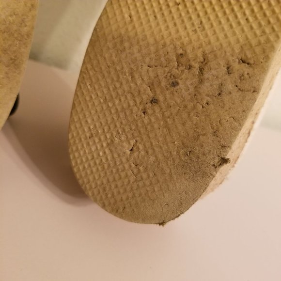 Wurishofer 41 Black Leather Sandals Wedge Slingback Peep Toe Comfort Cork‎ 10 - Picture 4 of 8